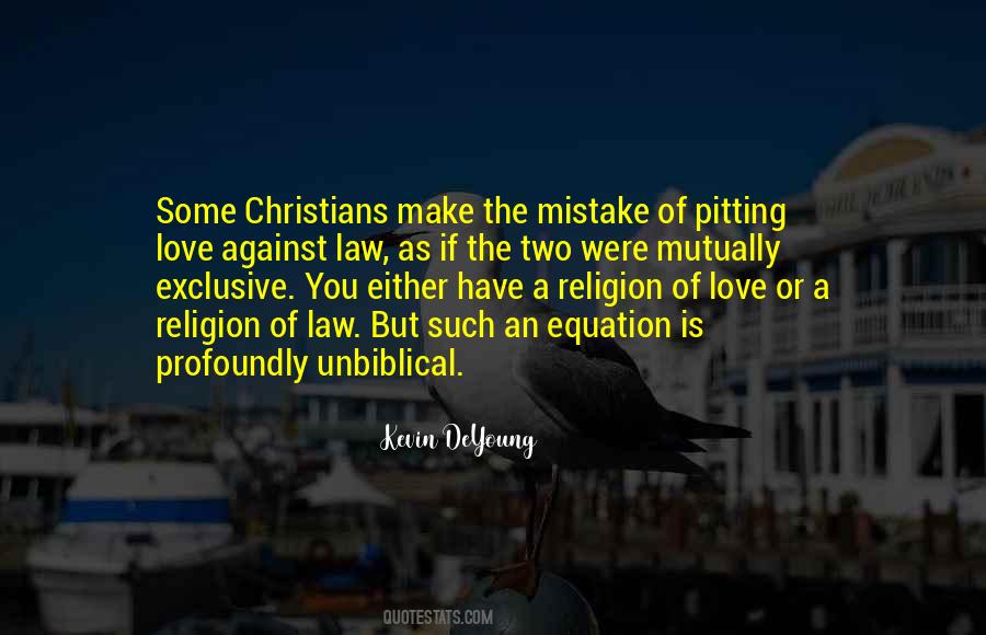 Law Of Religion Quotes #1396309