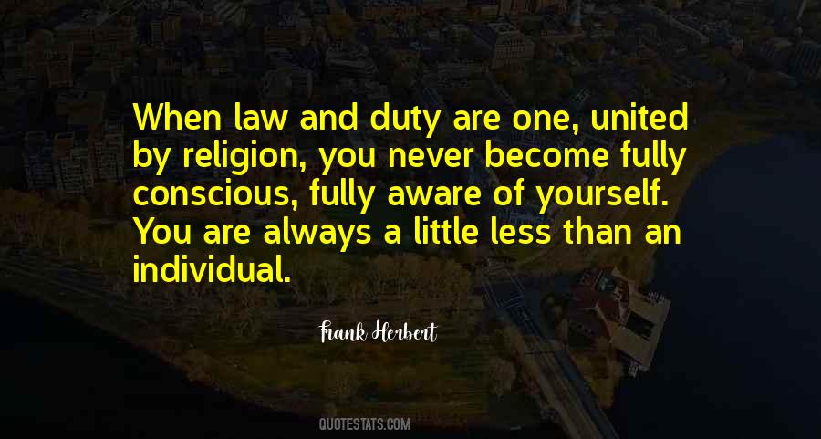 Law Of Religion Quotes #1506385