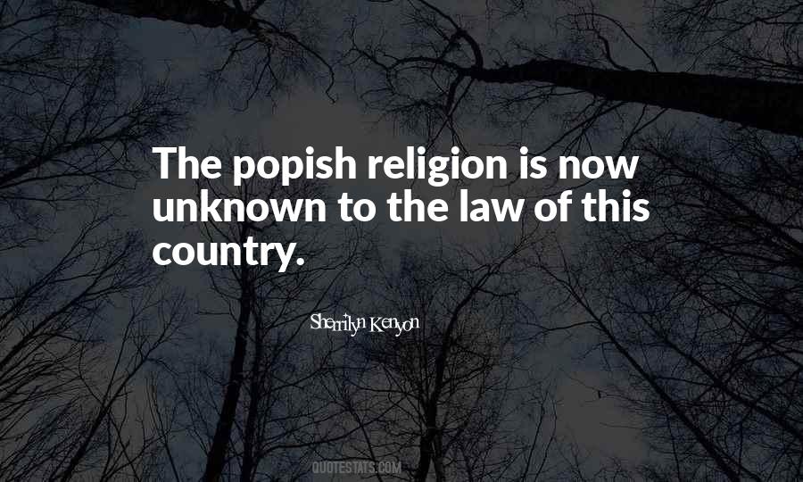 Law Of Religion Quotes #524452