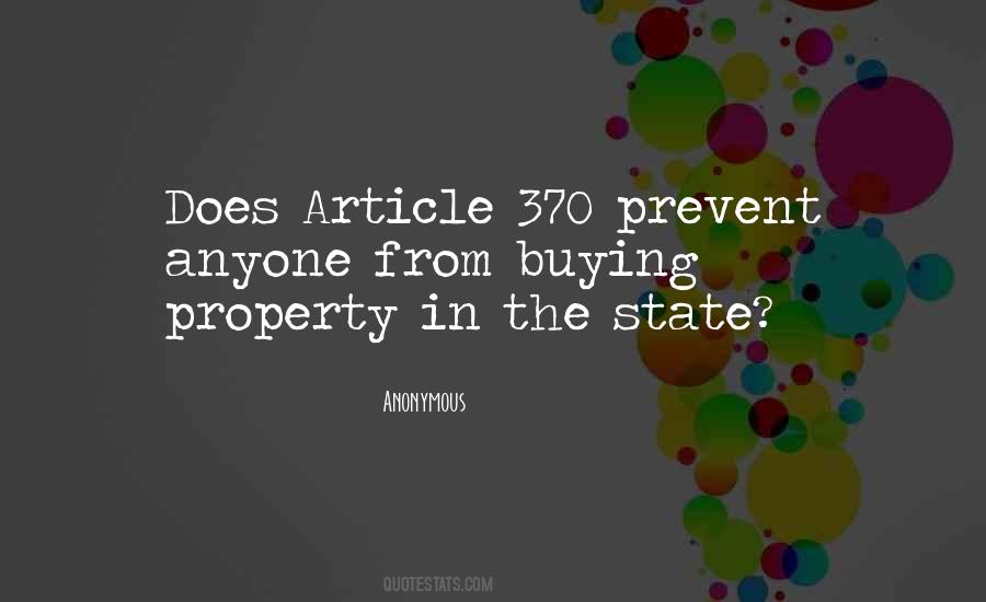 Article 370 Quotes #978957