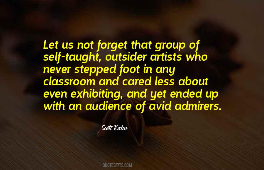 Artist And Audience Quotes #1002241