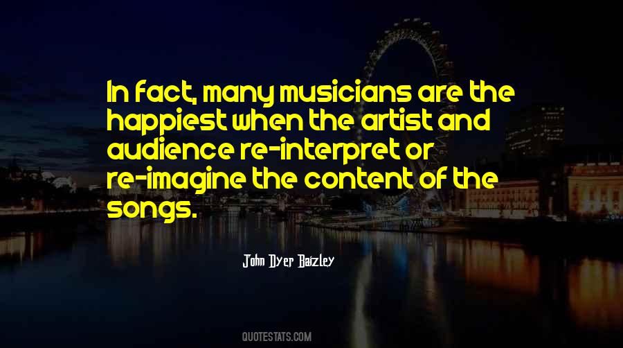 Artist And Audience Quotes #1373807