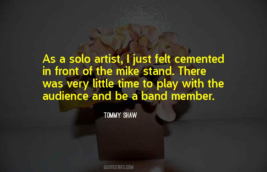 Artist And Audience Quotes #1526867