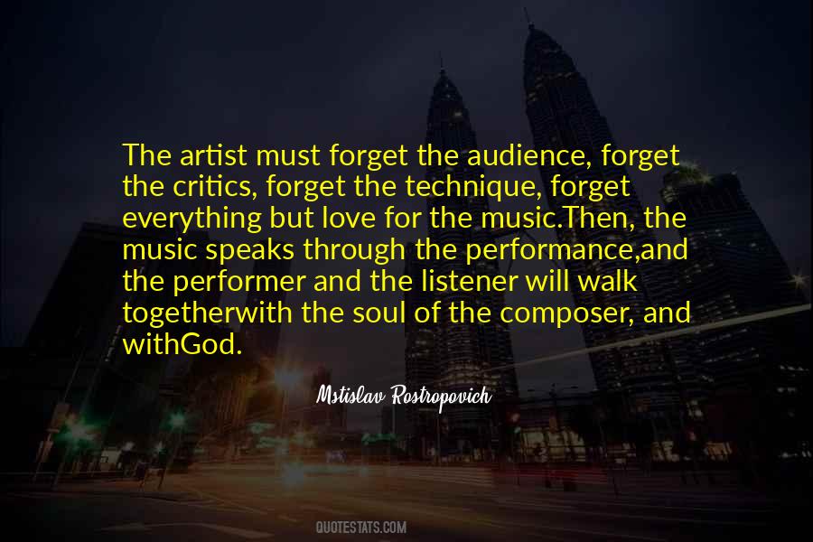 Artist And Audience Quotes #1816011