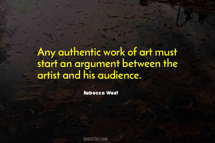 Artist And Audience Quotes #254849