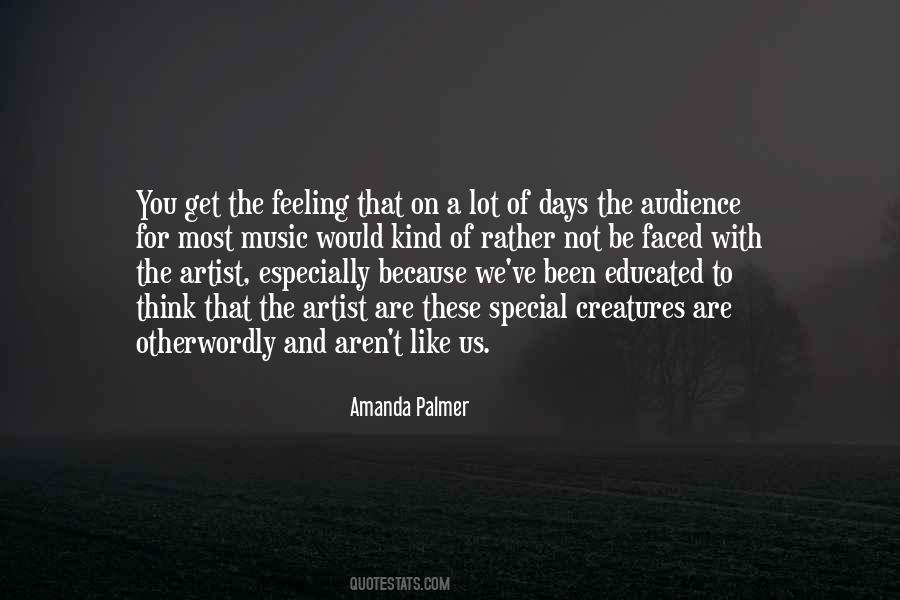 Artist And Audience Quotes #383004