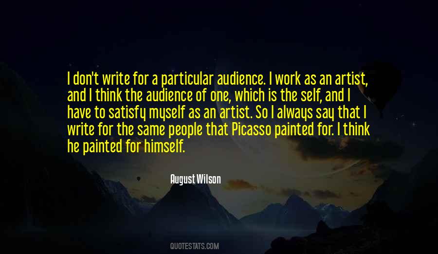 Artist And Audience Quotes #579585