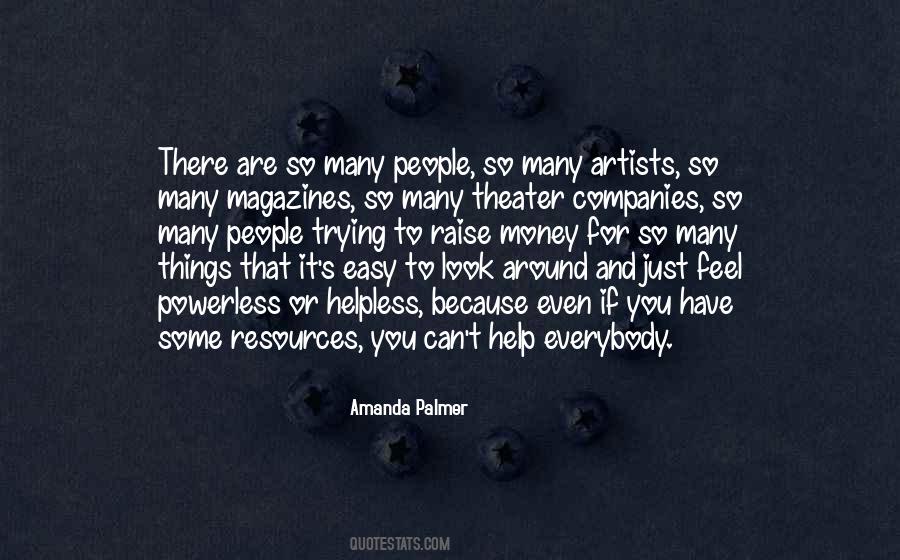 Artists And Money Quotes #1369778