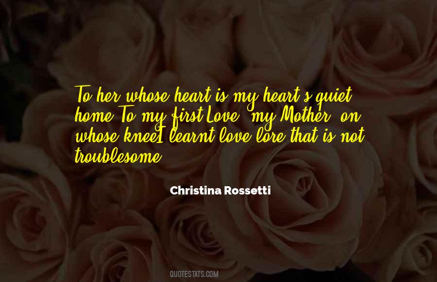 I Love My Mother Quotes #127686
