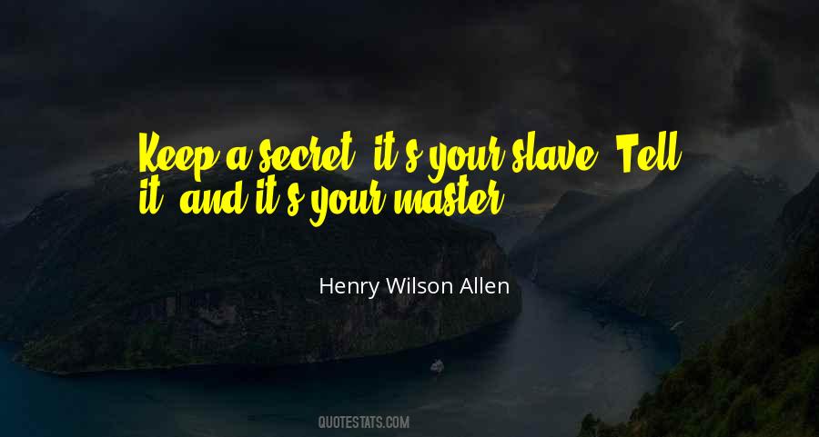 Slave And Master Quotes #669651