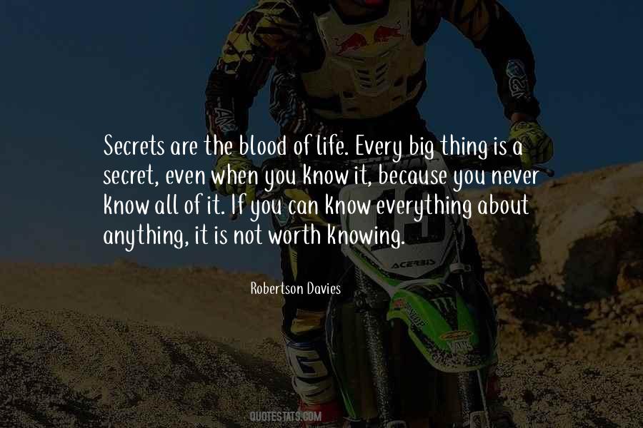 Blood Secrets Quotes #1765079