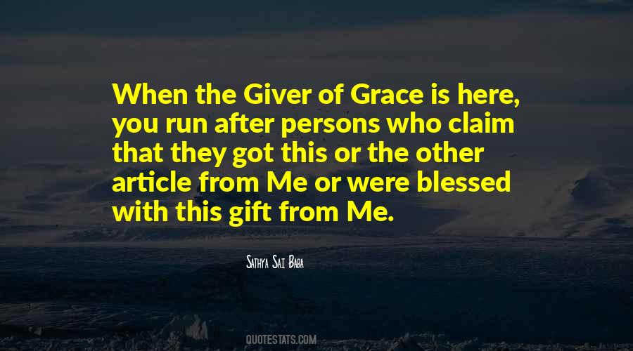 Blessed Gift Quotes #859166
