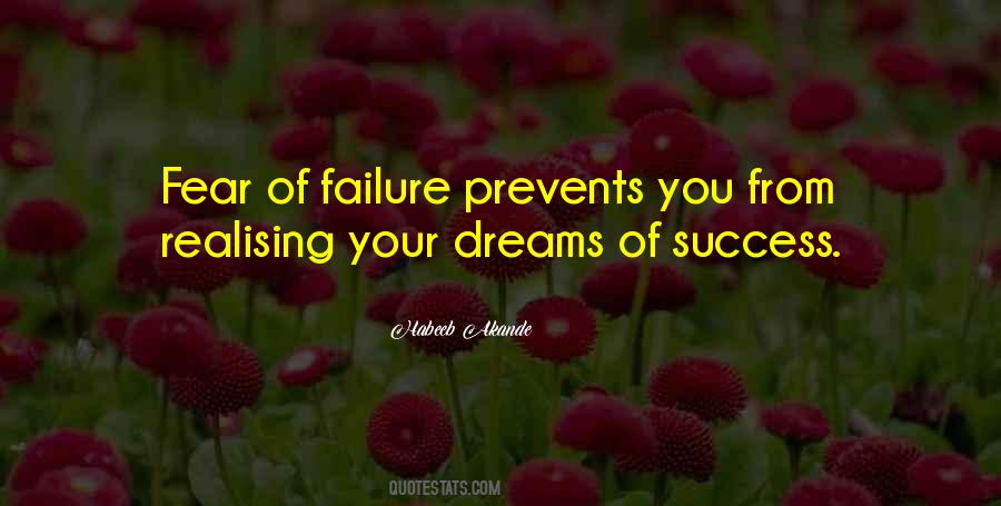 Fear Not Failure But Success Quotes #310447