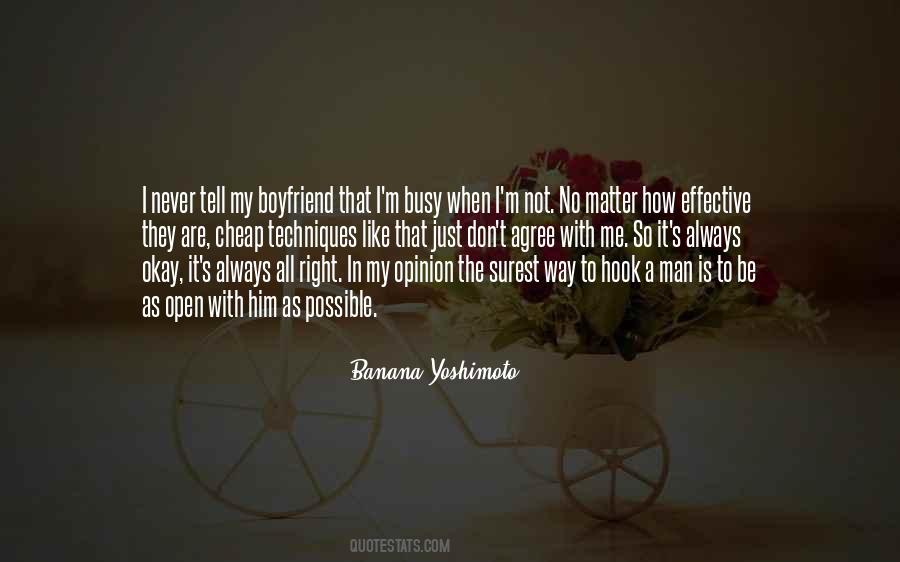 As A Boyfriend Quotes #107828