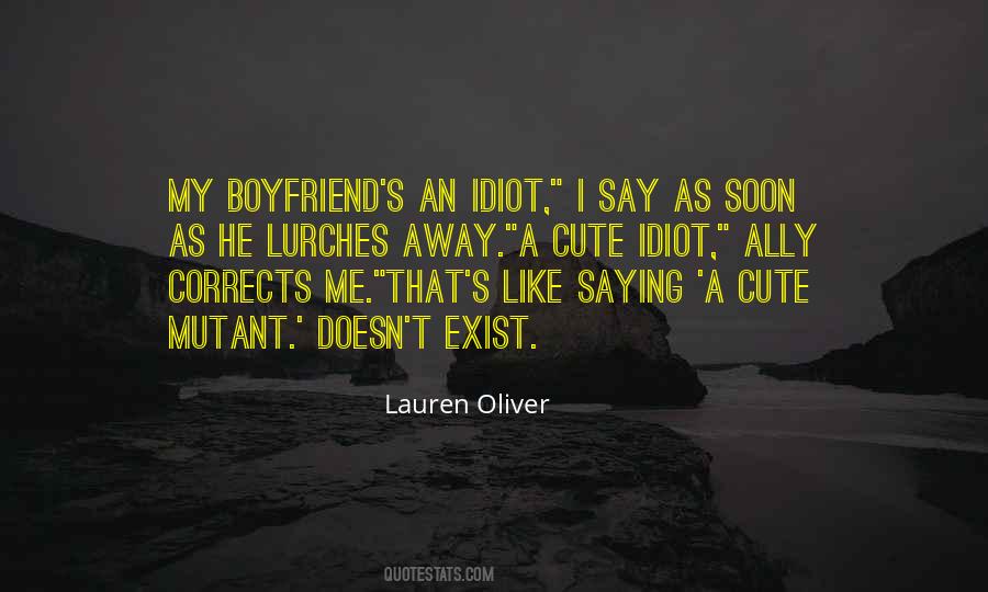 As A Boyfriend Quotes #165661