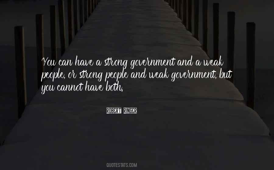 Strong Government Quotes #1513209