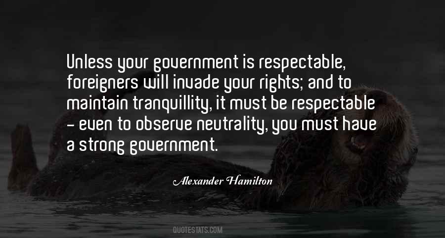 Strong Government Quotes #234153