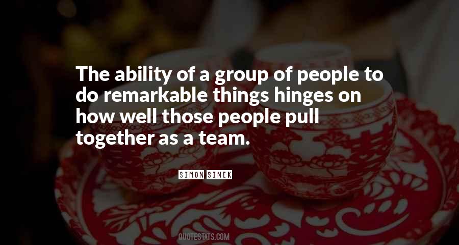 As A Team Quotes #255532