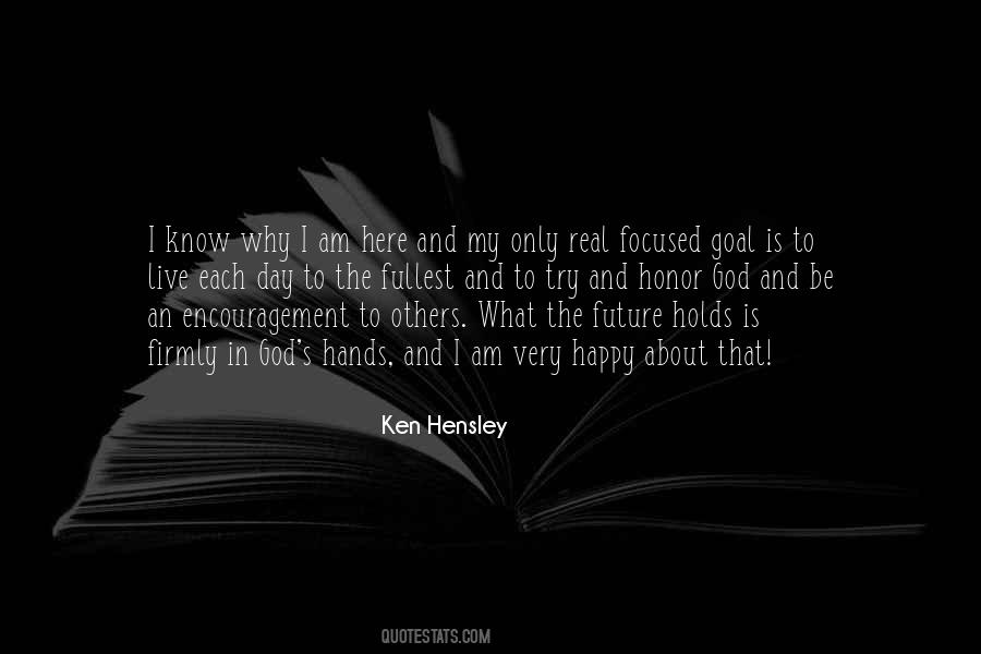 Future Is In Your Hands Quotes #237228