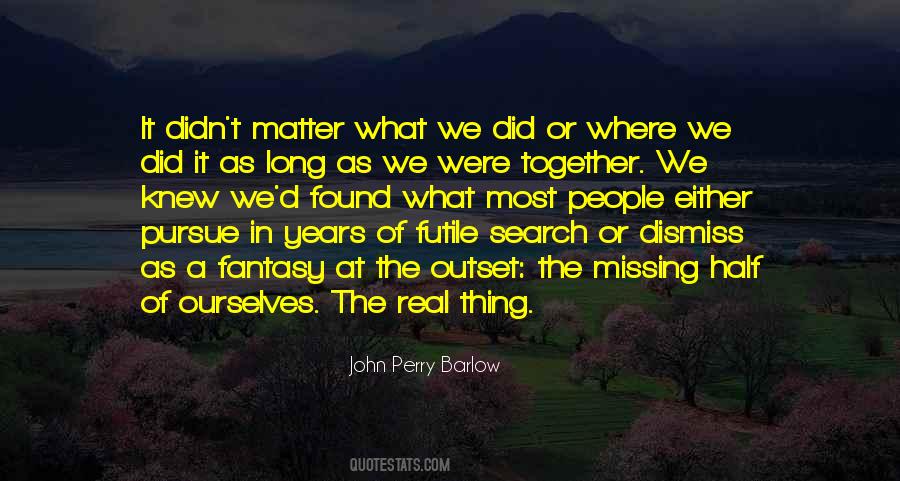 As Long As We're Together Quotes #1879267