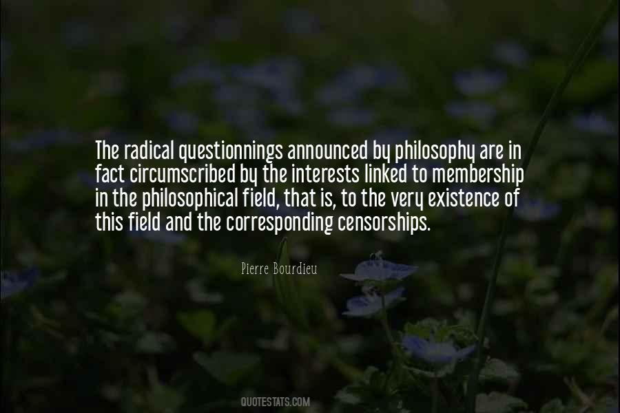 Philosophy Of Existence Quotes #641312