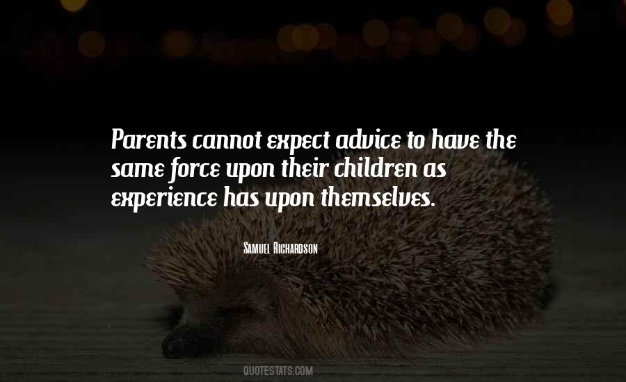 Parent Advice Quotes #1559484