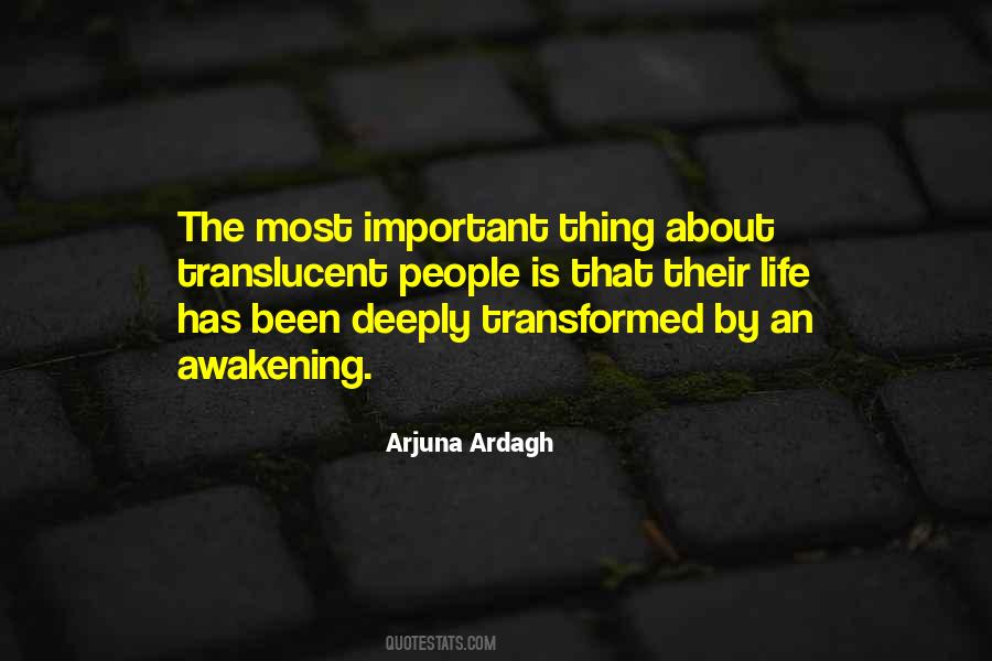 Most Important People In Your Life Quotes #147316