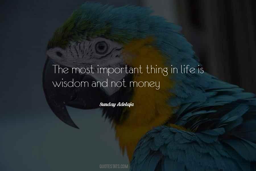 Quotes About Money Is Not Important #1270666