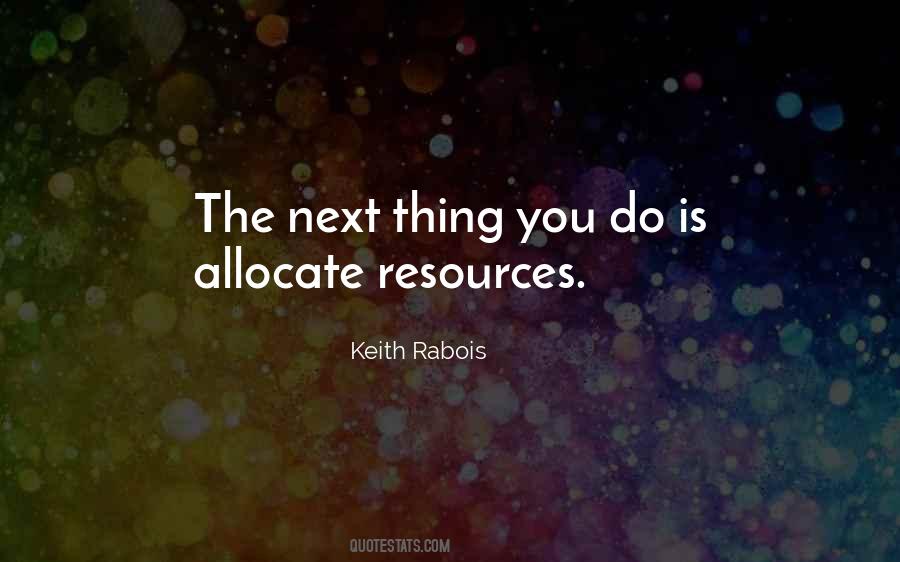 Allocate Resources Quotes #1039491