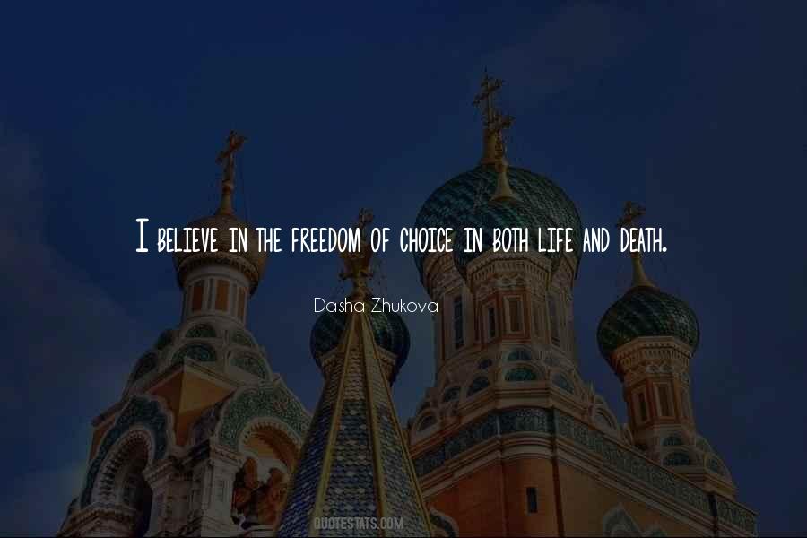 Freedom Of Death Quotes #1115913