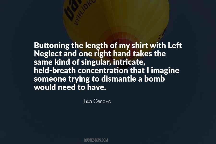 Buttoning Shirt Quotes #408642