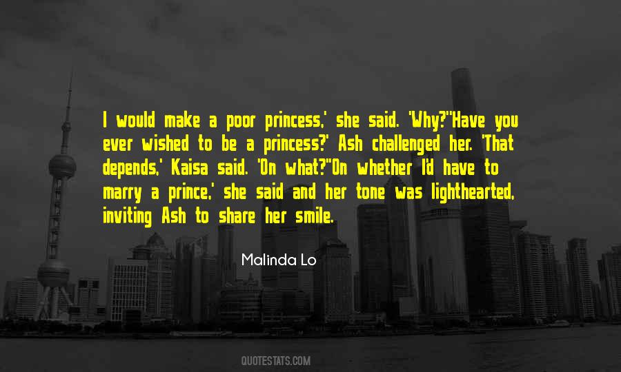 Ash Malinda Lo Quotes #1458489