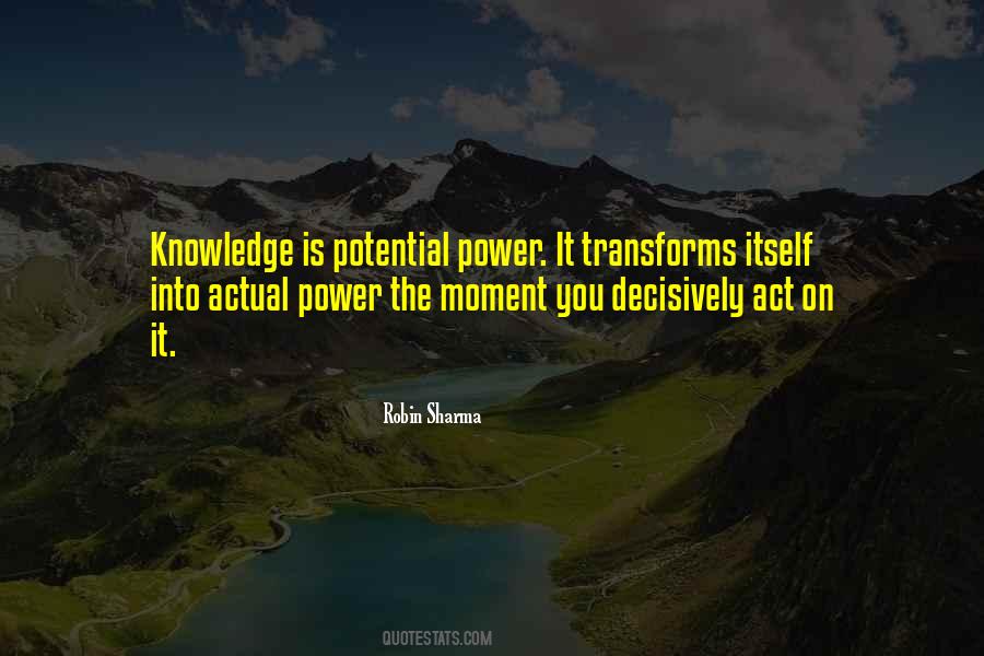 Knowledge Power Quotes #104381