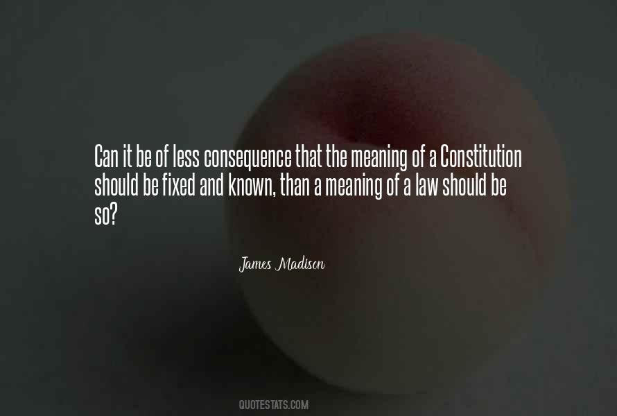 Constitution James Madison Quotes #1301619
