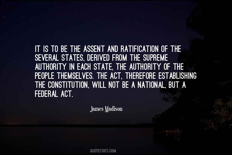 Constitution James Madison Quotes #1470885