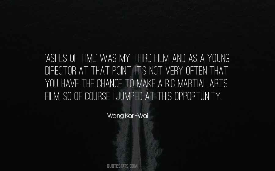 Ashes Of Time Wong Kar Wai Quotes #927638