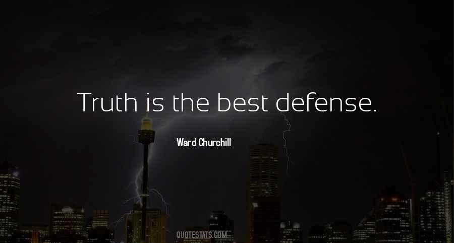 Defense The Quotes #31741