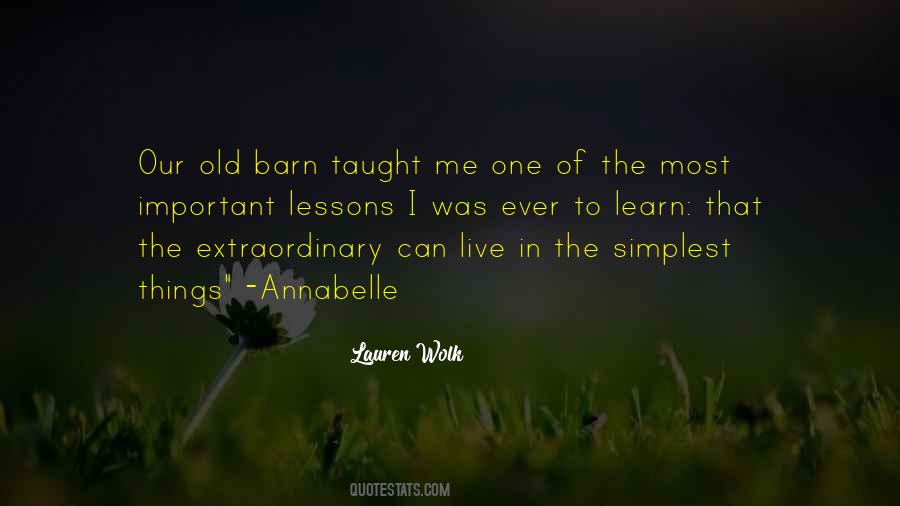 Lessons Learn Quotes #201533