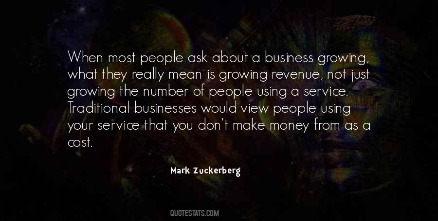 Ask For The Business Quotes #542896