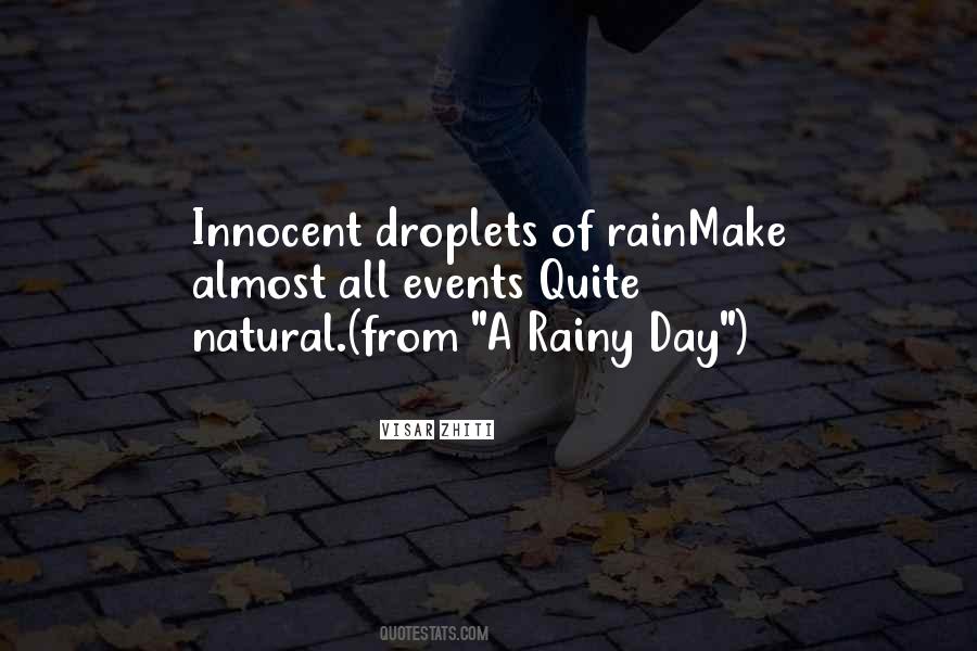 Rain Droplets Quotes #444909