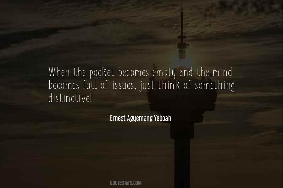 Empty And Full Quotes #1098476