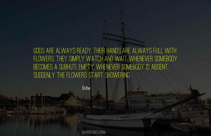 Empty And Full Quotes #1167843