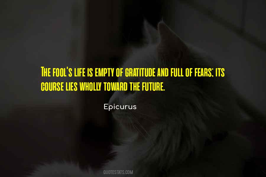 Empty And Full Quotes #872779