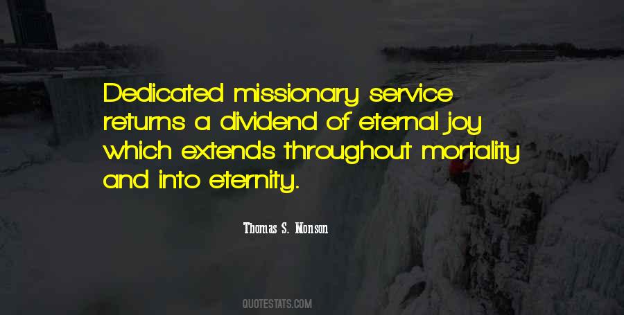 Missionary Return Quotes #675260