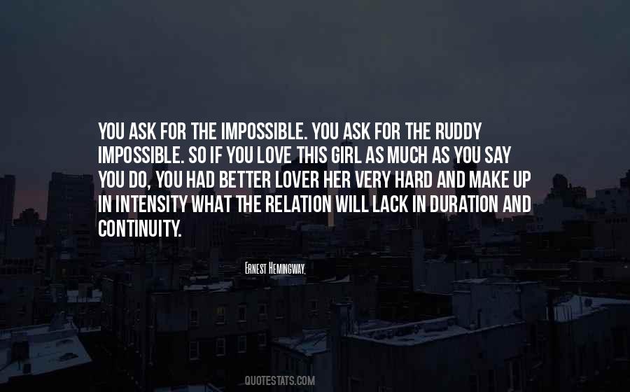 Ask The Impossible Quotes #1512672