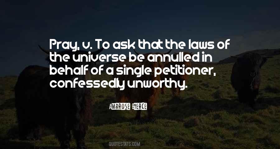 Ask The Universe Quotes #1507448