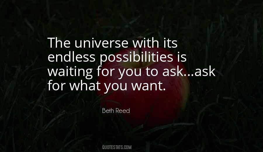 Ask The Universe Quotes #1804886
