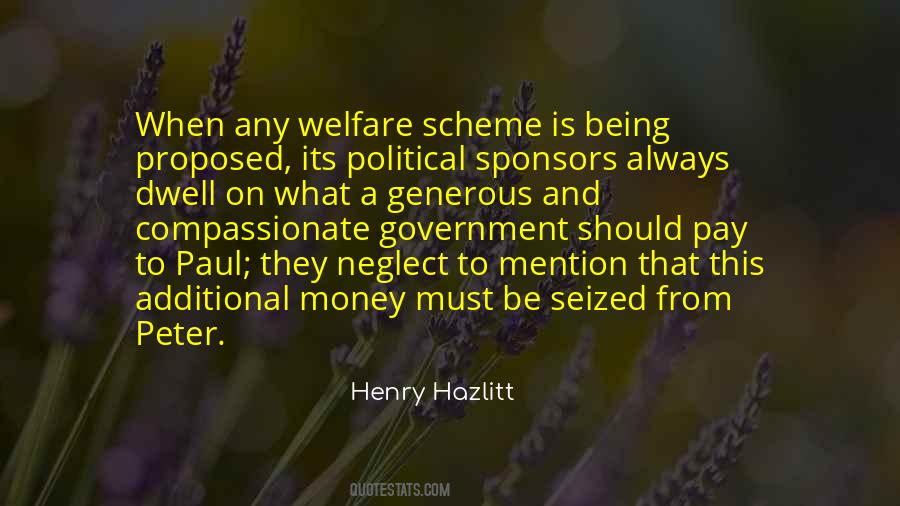 Government Welfare Quotes #1355844