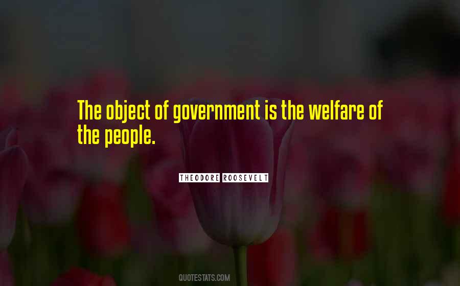 Government Welfare Quotes #1581130