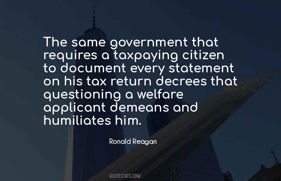 Government Welfare Quotes #1614111